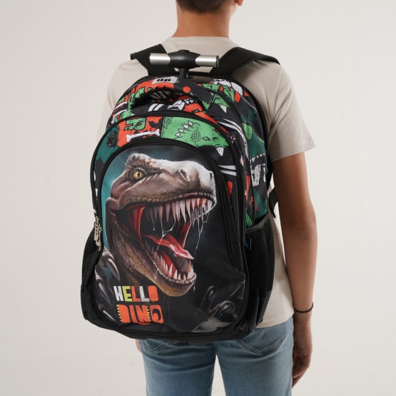 Back Me Up Trolley Hello Dino Σακίδιο Τρόλεϊ 30L