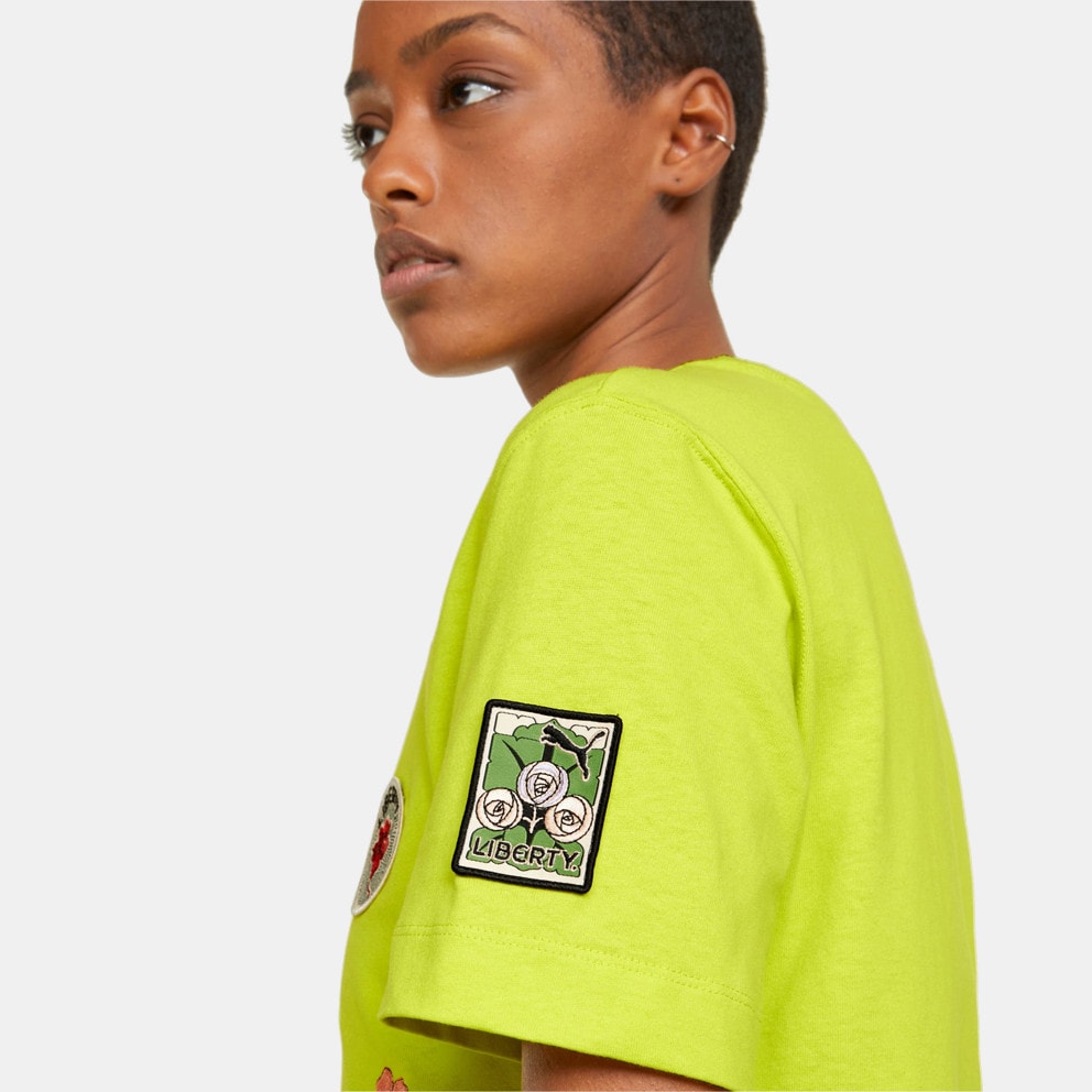 Shirt Yellow 534049 - ftr Puma X Liberty Badge Women's T - 89 - ftr puma x  santa cruz ftr puma pullover dill