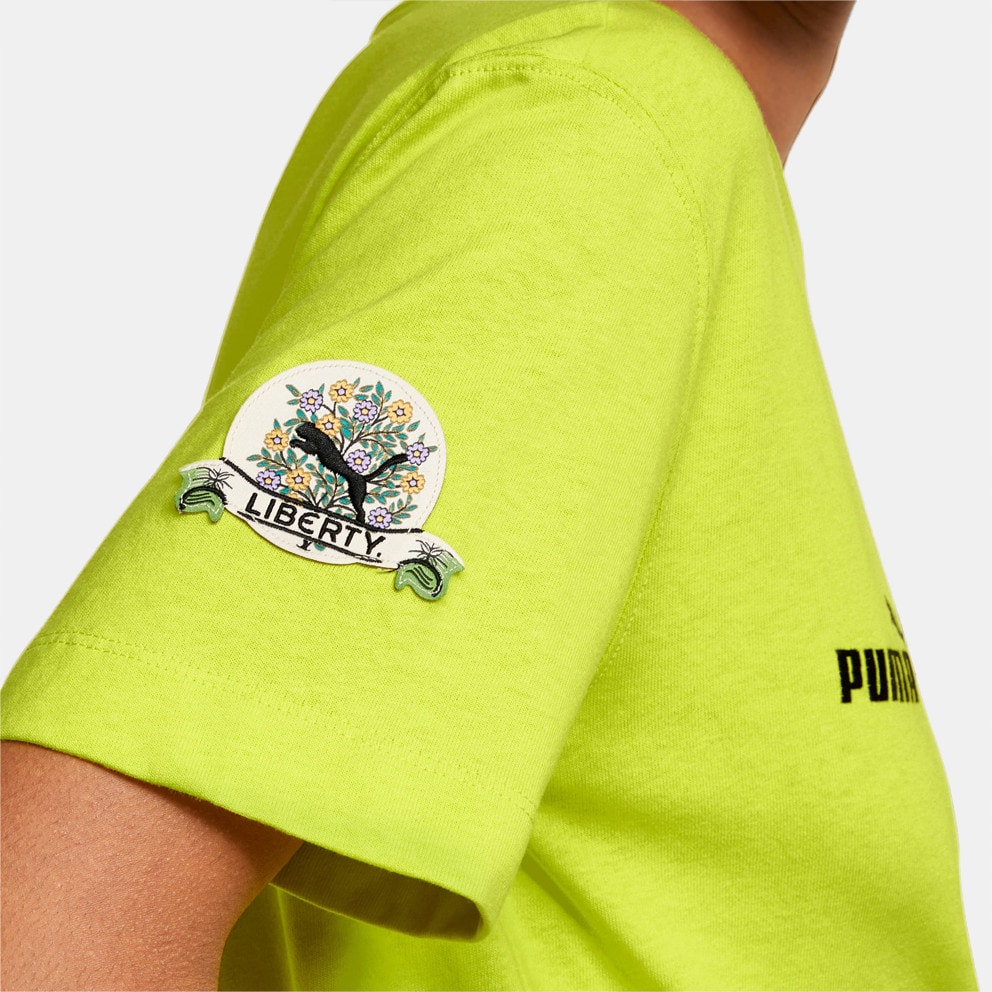 Shirt Yellow 534049 - ftr Puma X Liberty Badge Women's T - 89 - ftr puma x  santa cruz ftr puma pullover dill