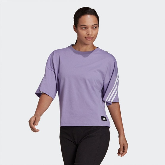 adidas Performance Sportswear Future Icons 3-Stripes Women's T-Shirt Purple  HE0315