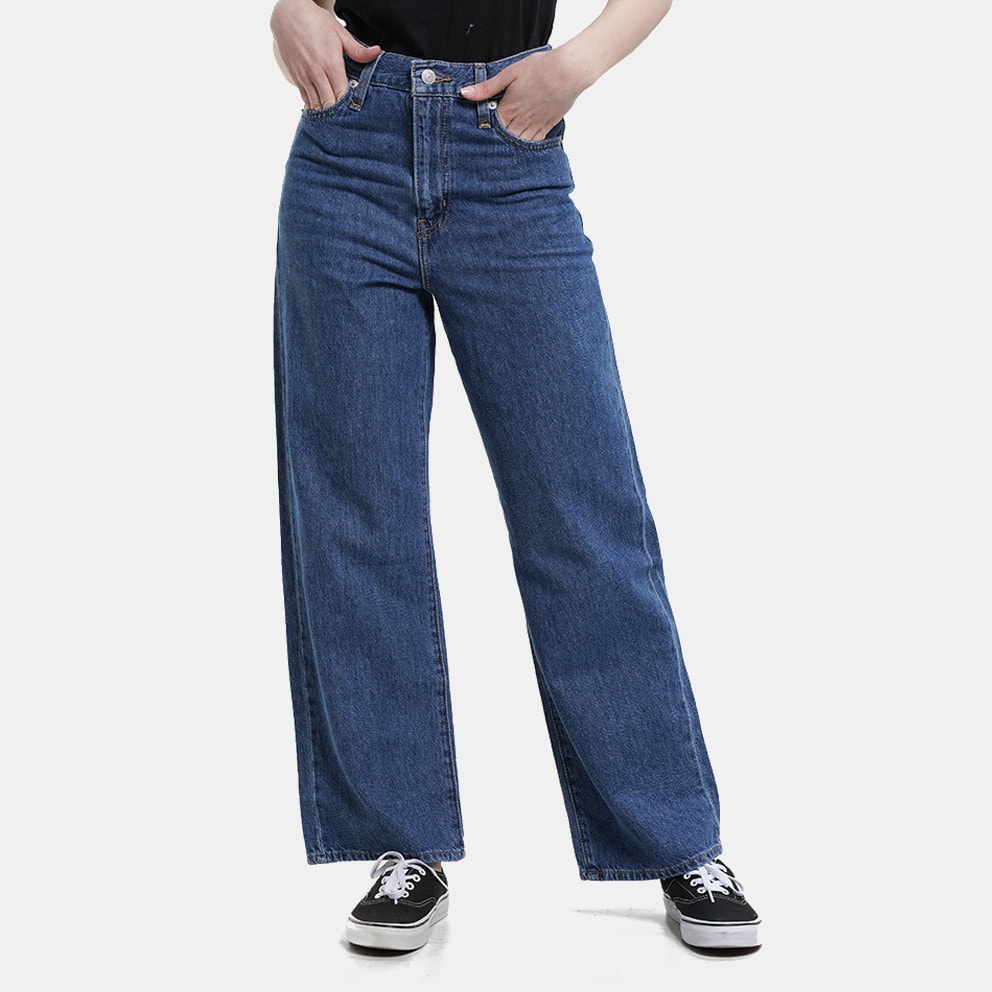 Levis High Waisted Straight Joe Flush Γυναικείο Τζιν Παντελόνι Μπλε  A0092-0010