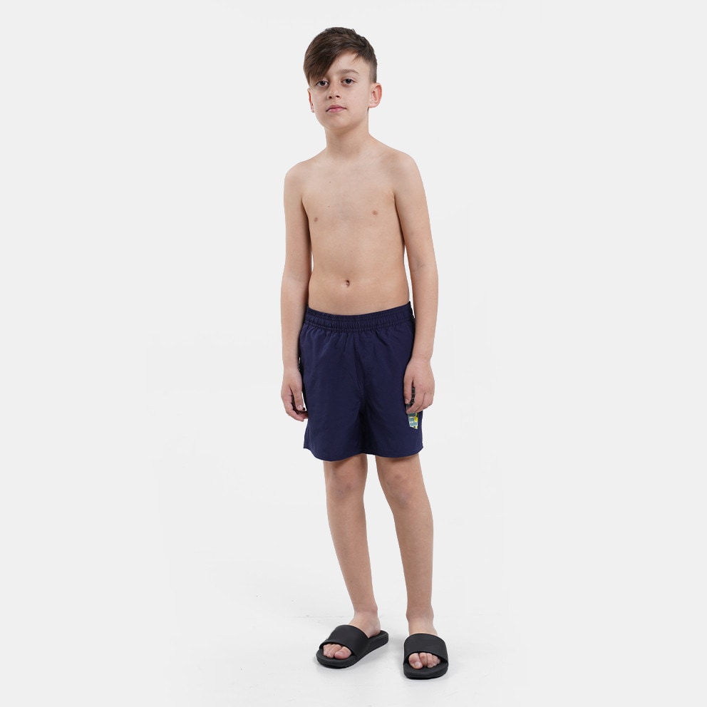 Puma Ess+ Kids' Shorts Blue 847325 - PUMA Elevated Felpa con cappuccio  corta con logo grigia - 96