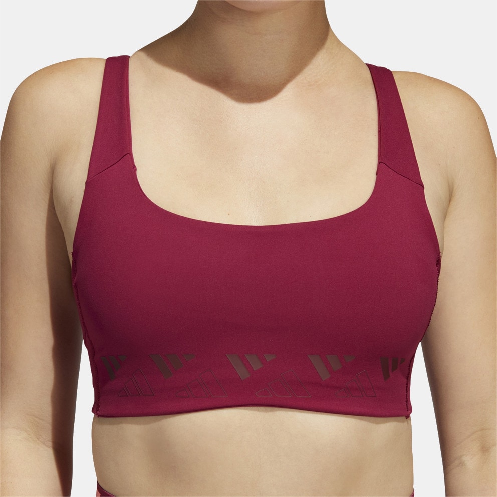 adidas PowerImpact Medium Support Logo Women's Sports Bra