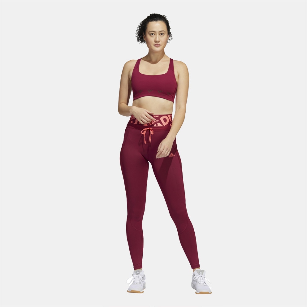 adidas PowerImpact Medium Support Logo Women's Sports Bra