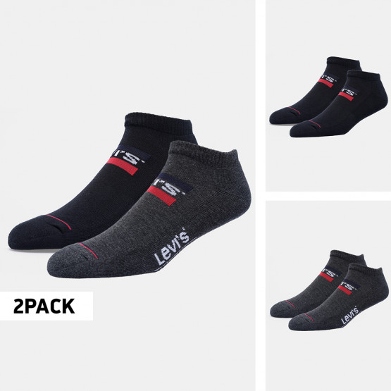 Levis 2 Pack Low Rise Sportswear Logo Unisex Socks
