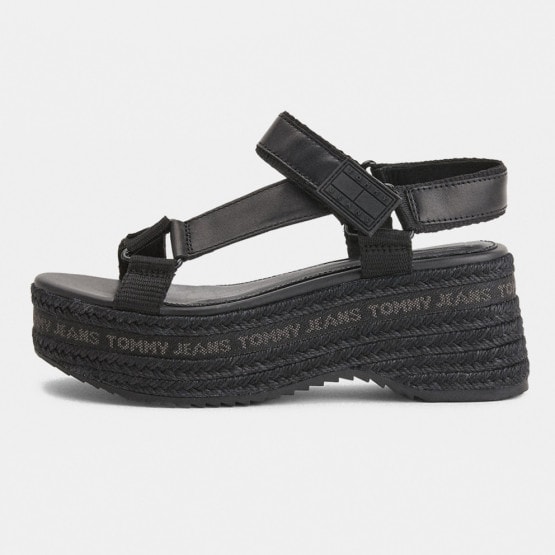 Tommy Jeans Wedge Γυναικεία Σανδάλια