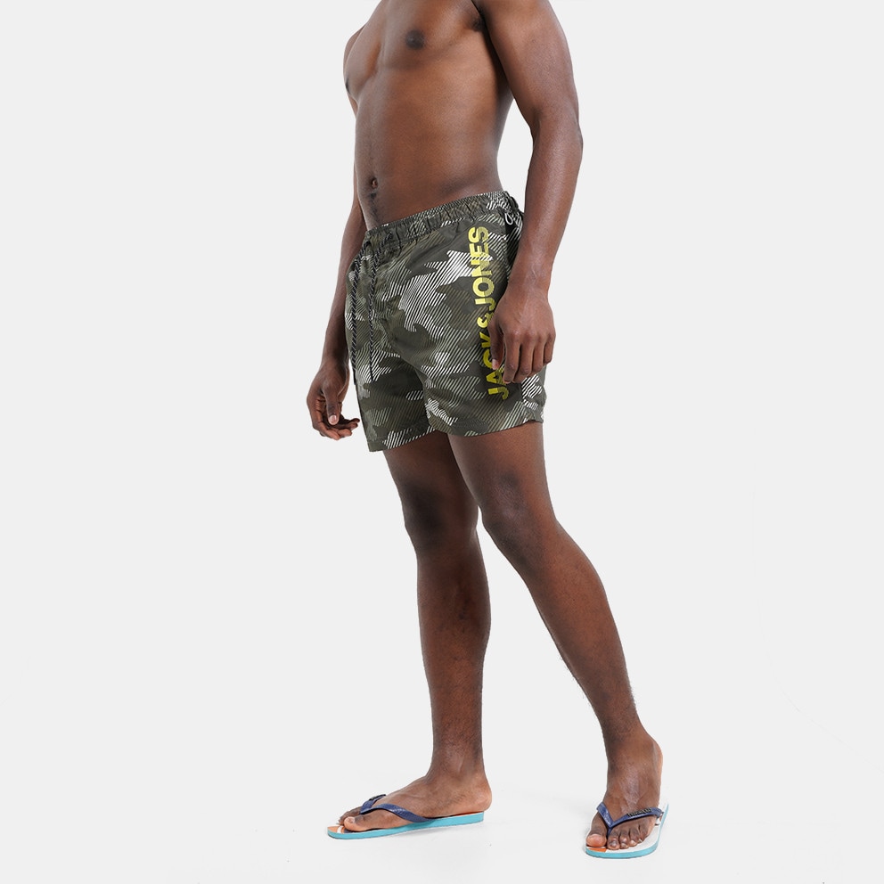 Jack & Jones Camo Logo Men's Swim Shorts