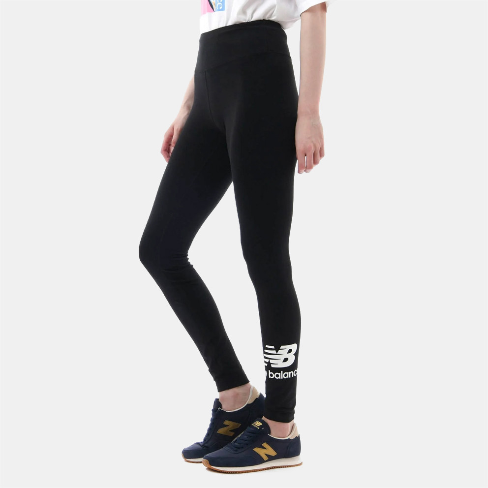 Women\'s black WP21509 Balance MT01661AG BK Stacked - - New Balance New Essentials Leggings