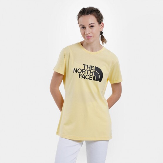 Yellow north face shirt shop