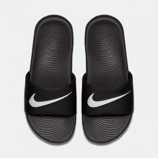 001 - Korver wearing the Nike Run The One - Nike Kawa Kids' Slides Black 819352