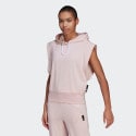 adidas Studio Lounge Γυναικεία Αμάνικη Μπλούζα με Κουκούλα