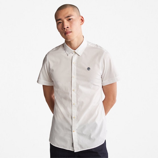 Timberland Stretch Solid Regular Fit  Men's Shirt