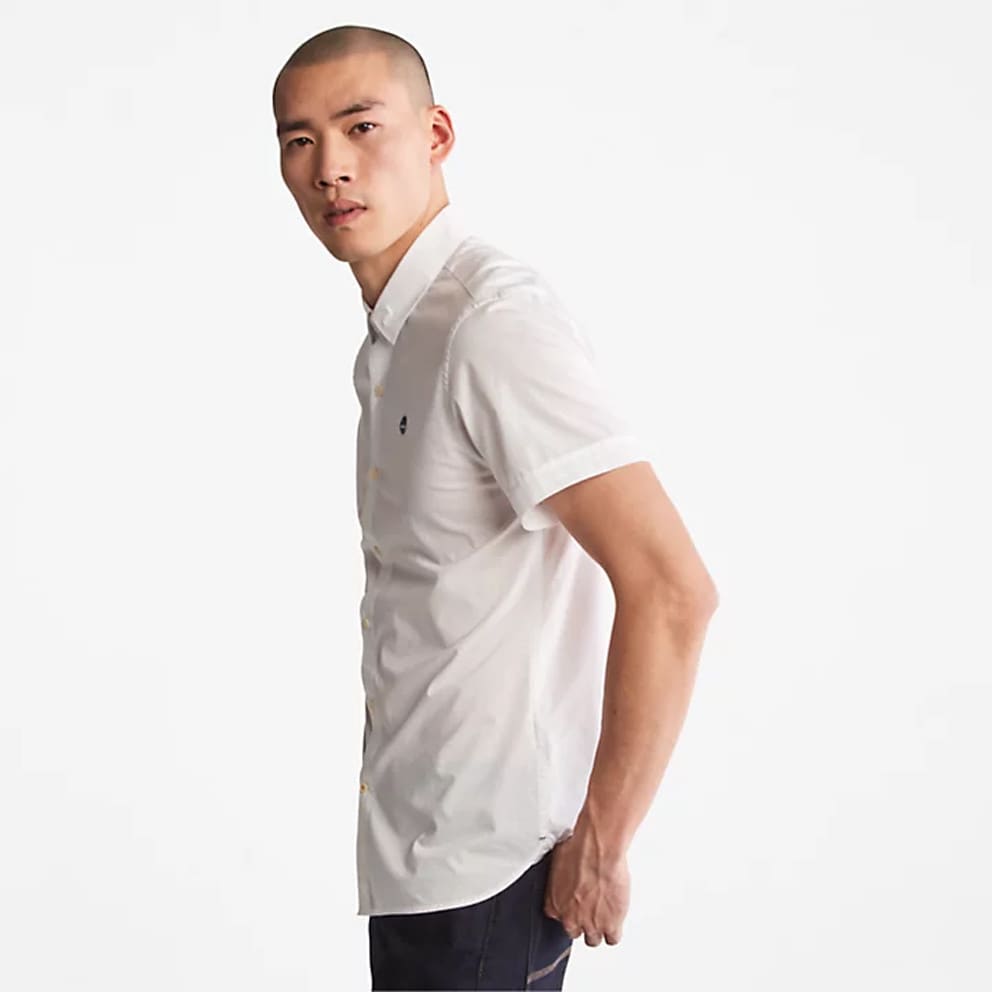 Timberland Stretch Solid Regular Fit  Men's Shirt