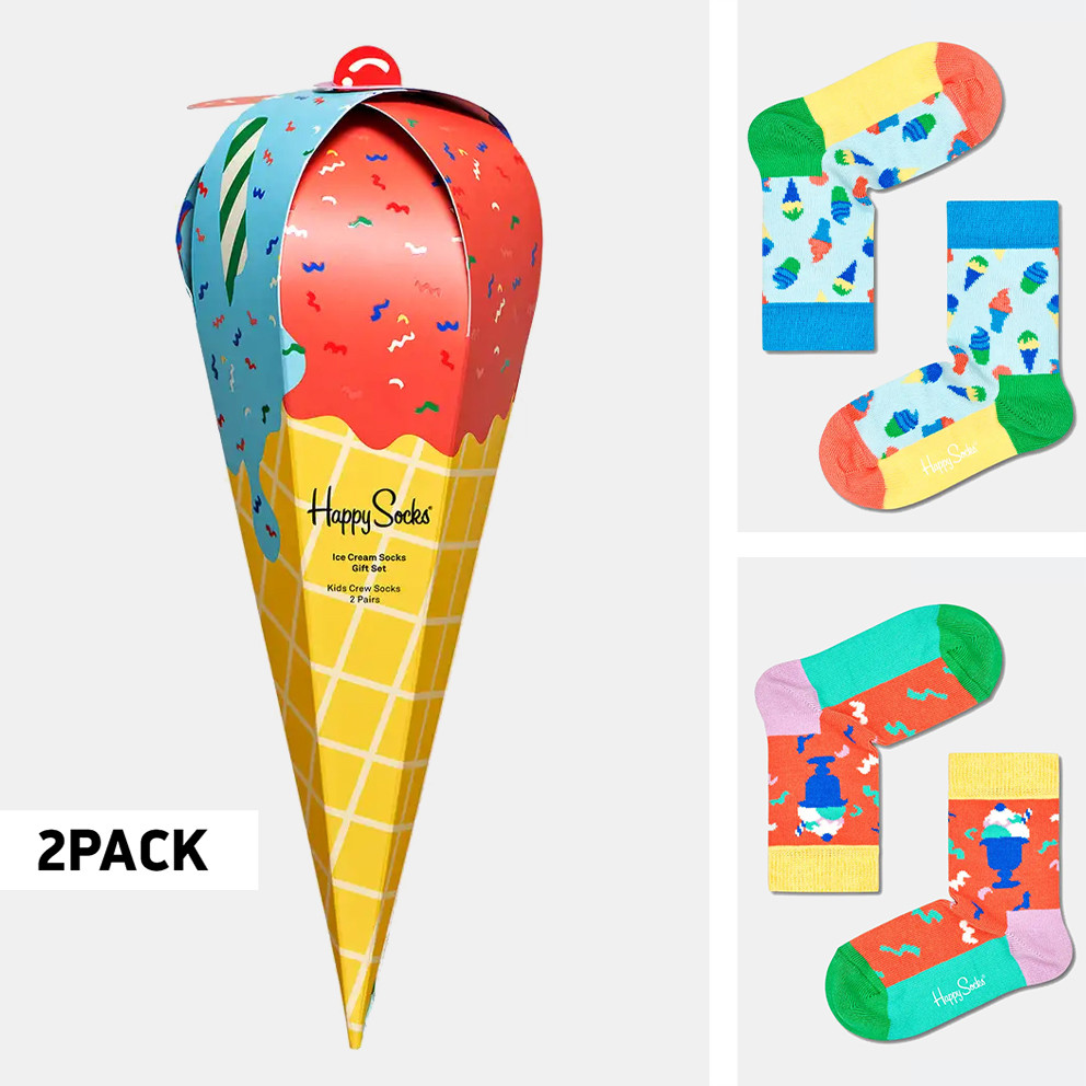 Happy Socks Gift Set Kids Ice Cream Socks Gift Set 2-Pack Happy Socks Gift Set Kids Ice Cream Socks Gift Set 2-Pack