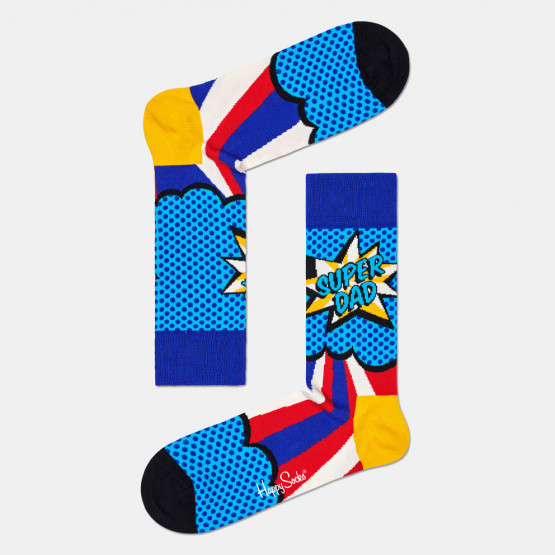 Happy Socks Super Dad Unisex Κάλτσες