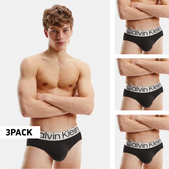 Calvin Klein Hip Brief 3-Pack Ανδρικά Σλιπ