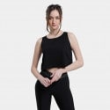 BodyTalk Crop Γυναικείο Αμάνικο T-shirt