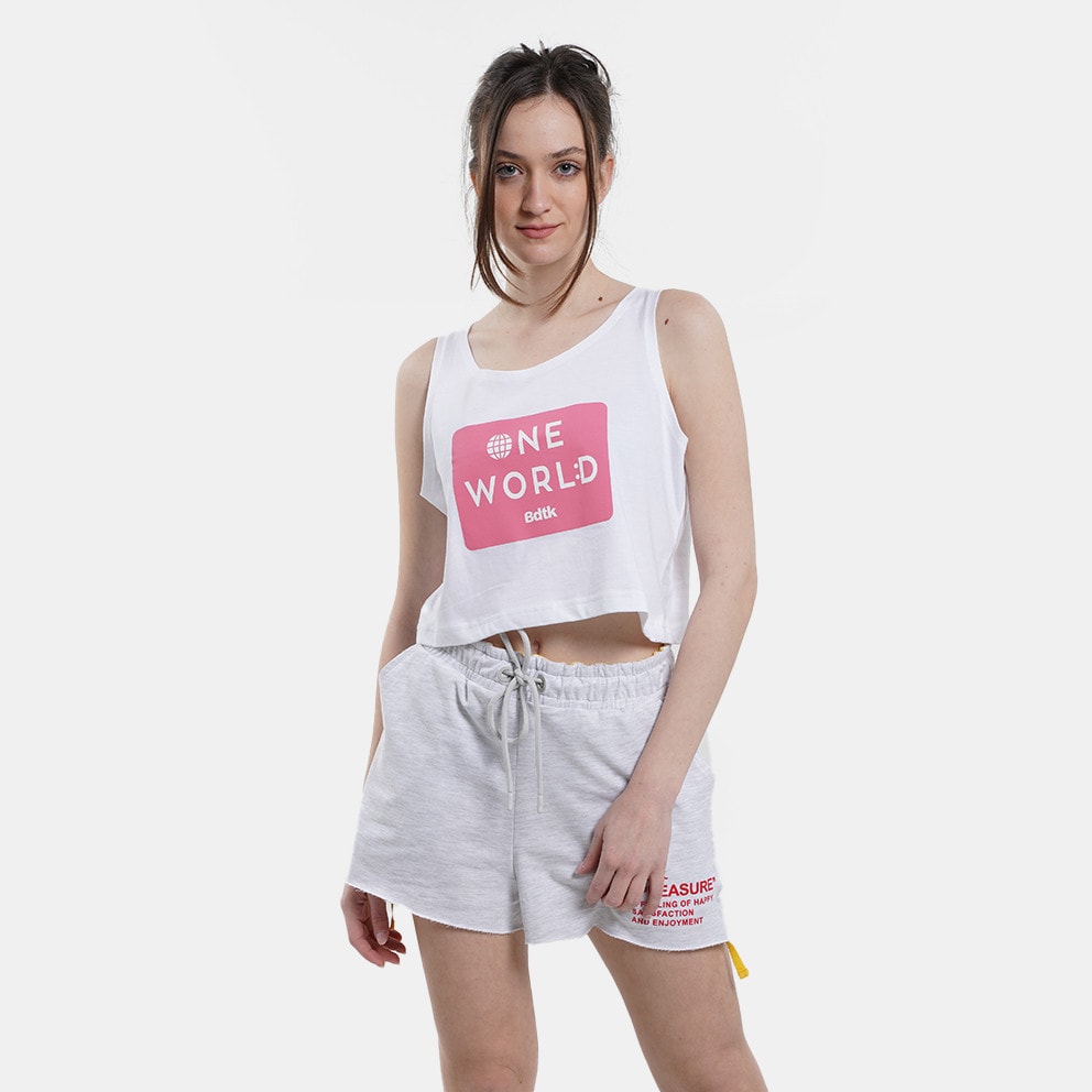 BodyTalk Cropped Γυναικείο Αμάνικο T-shirt (9000101191_1539)