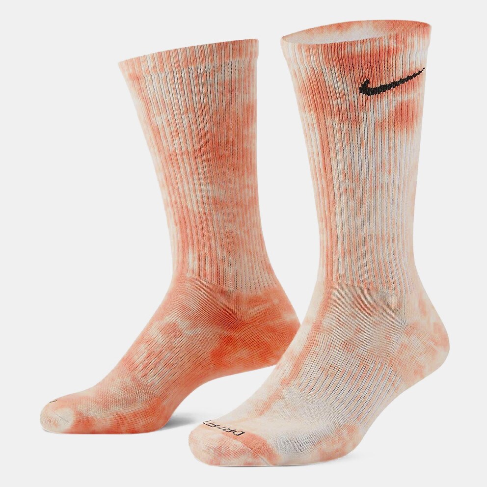 Nike Everyday Plus Cush Crew 2-Pack Unisex Socks Pink Orange DM3407-906