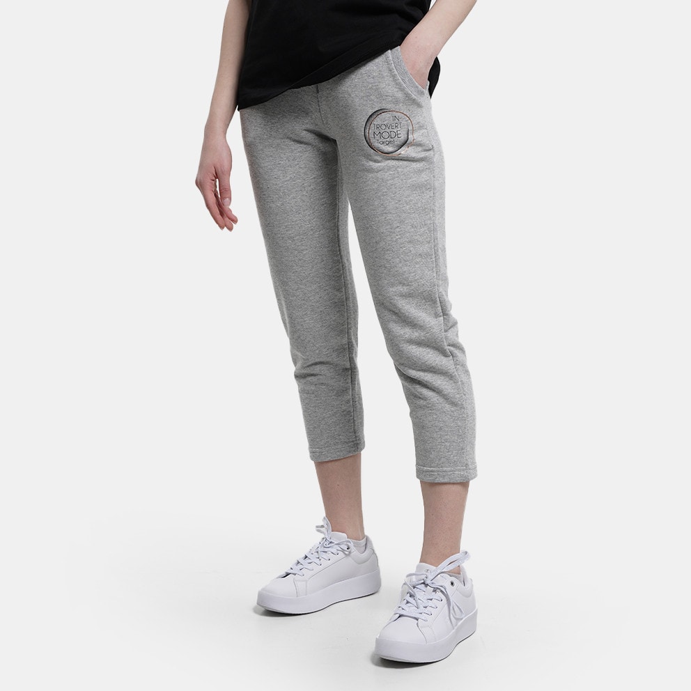 Target Openhem Pants 7/8 Frenchterry "Raster" Γυναικείο Παντελόνι Φόρμας