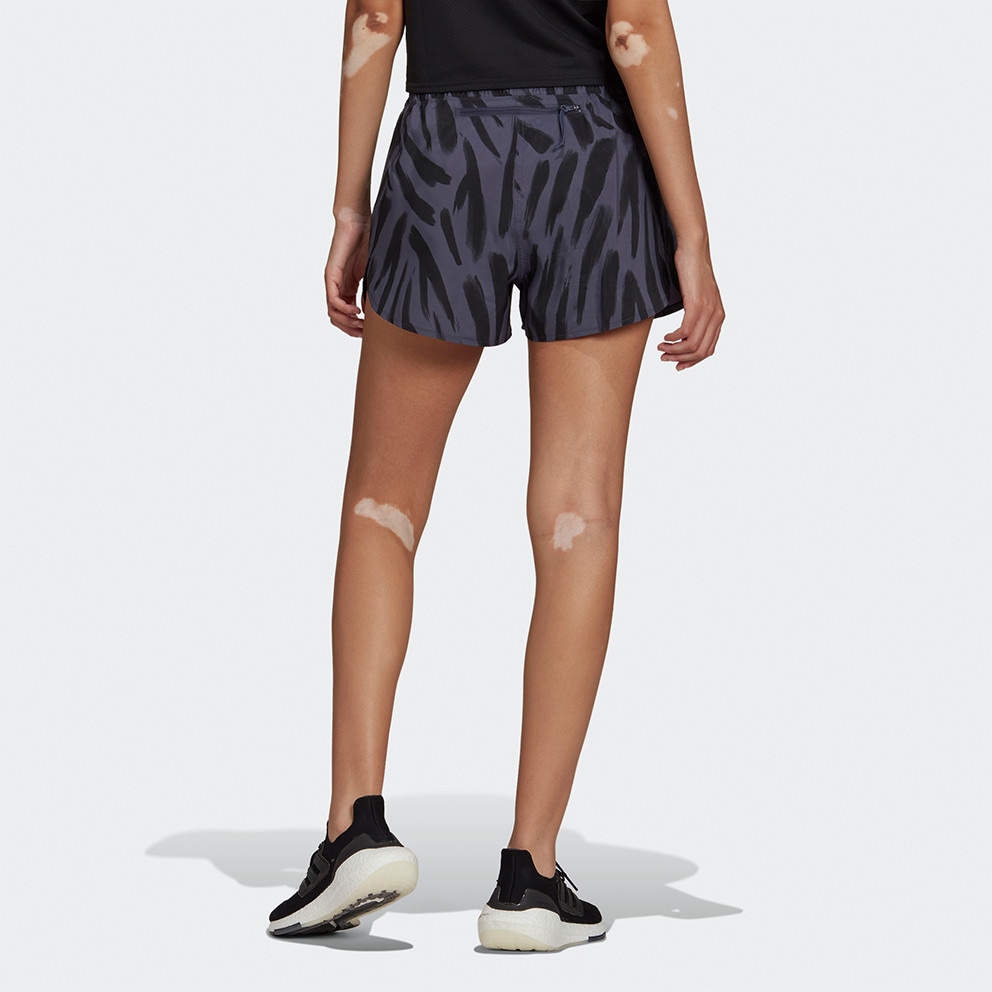 adidas Run Icons Allover Print Γυναικείο Σορτς