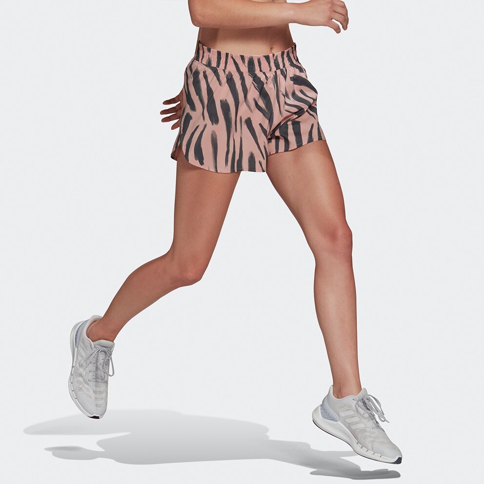adidas Run Icons Allover Print Γυναικείο Σορτς
