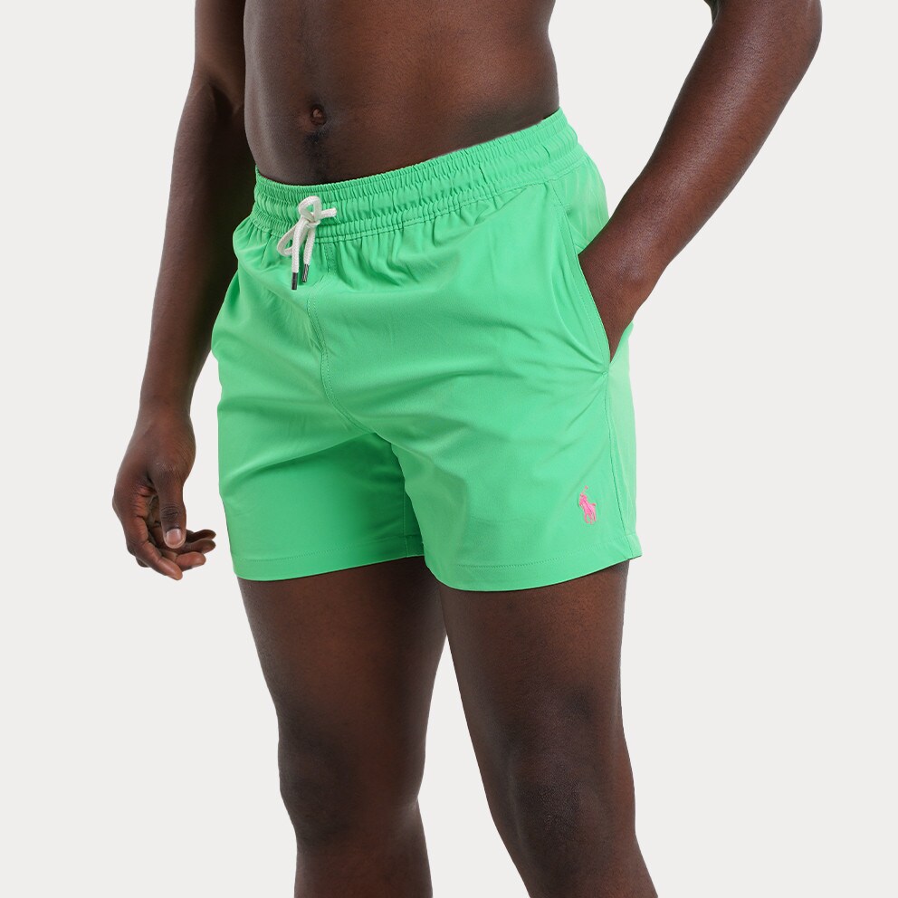 017 TEEN logo print polo top WeiB Polo Ralph Lauren Classics 2 Men s Swim Shorts Green 710837404