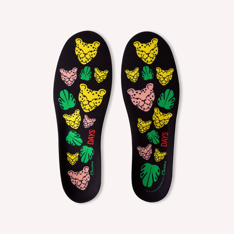 CHRISTOU 1910 Days Cheetahs Comfy Kids' Anatomical Insoles