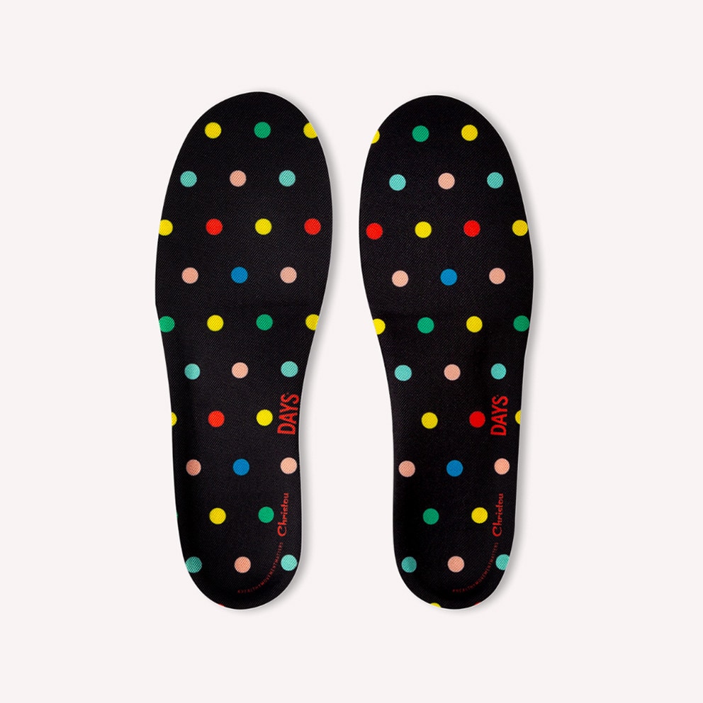 CHRISTOU 1910 Days Polka Dot Comfy Anatomical Insoles