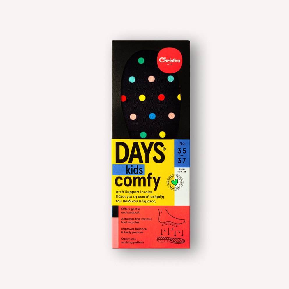 CHRISTOU 1910 Days Polka Dot Comfy Παιδικοί Ανατομικοί Πάτοι