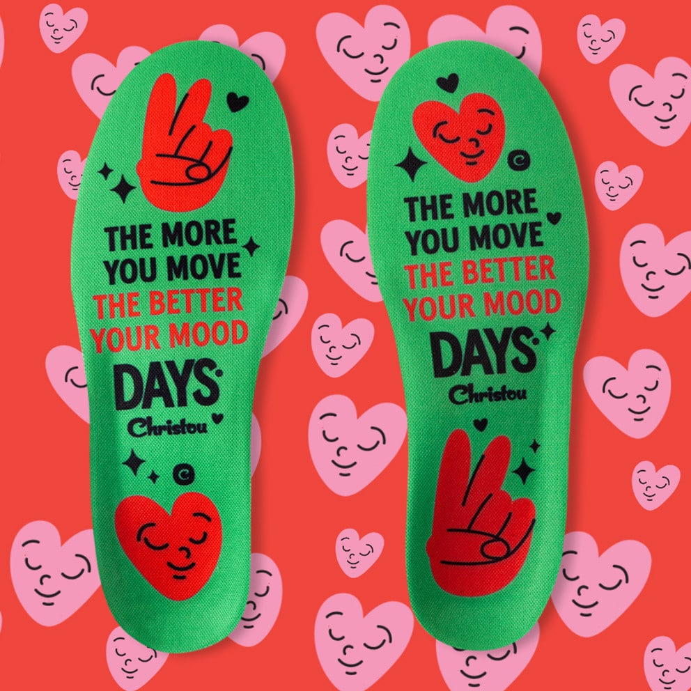 CHRISTOU 1910 Days Move Your Mood Comfy Kids' Anatomical Insoles