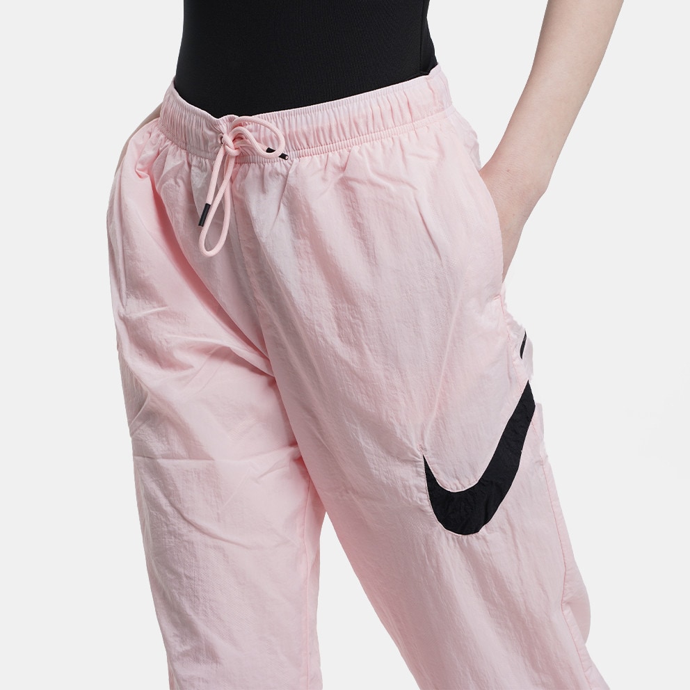 Nike swoosh woven pants pink outlet
