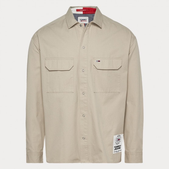 Tommy Jeans Soft Solid Overshirt Men's Shirt