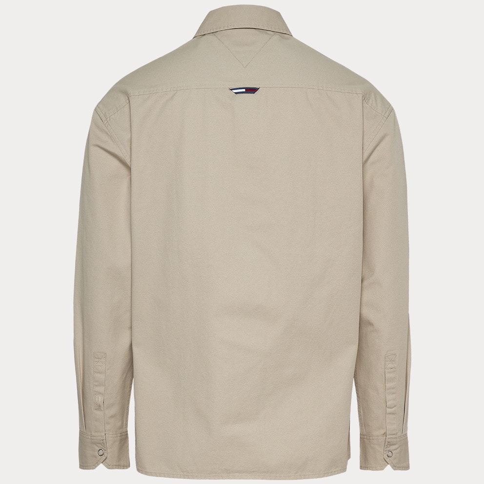Tommy Jeans Soft Solid Overshirt Ανδρικό Πουκάμισο
