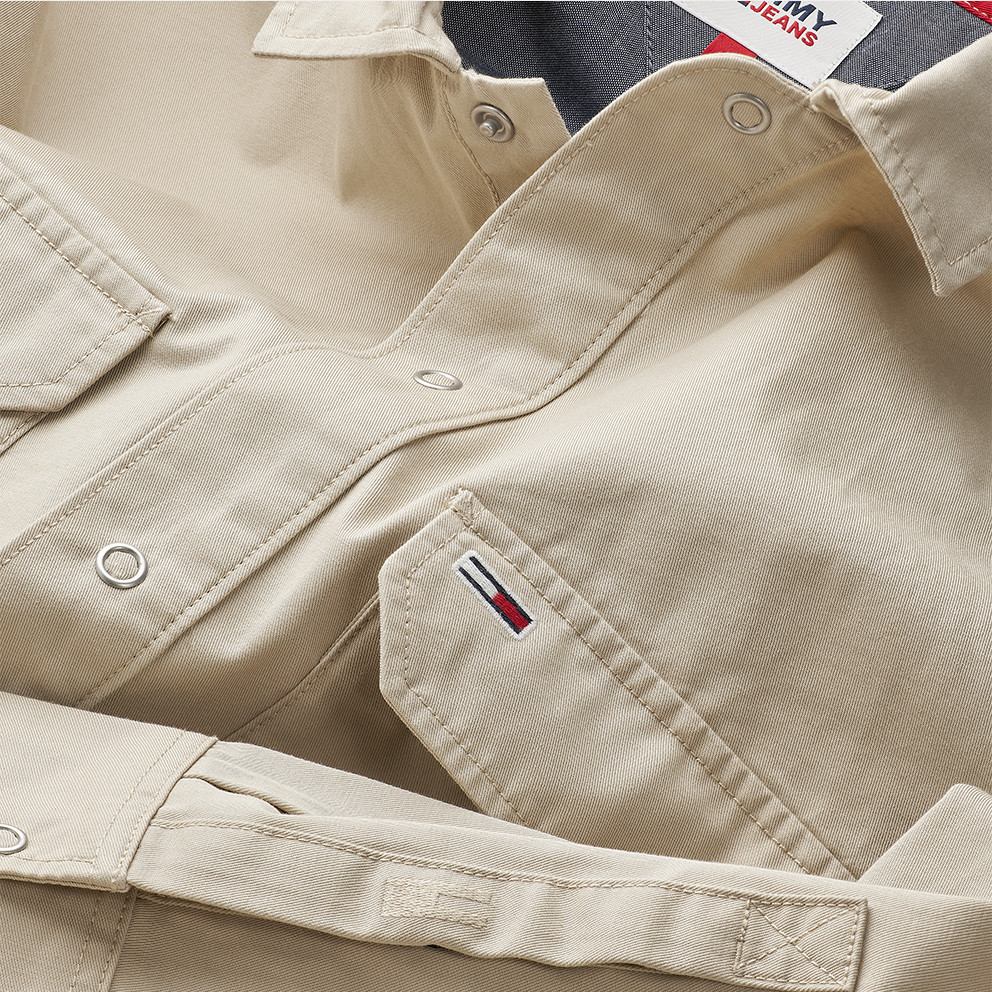 Tommy Jeans Soft Solid Overshirt Ανδρικό Πουκάμισο
