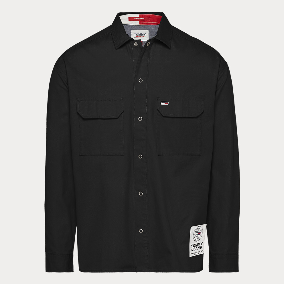 Tommy Jeans Soft Solid Overshirt Men's Shirt