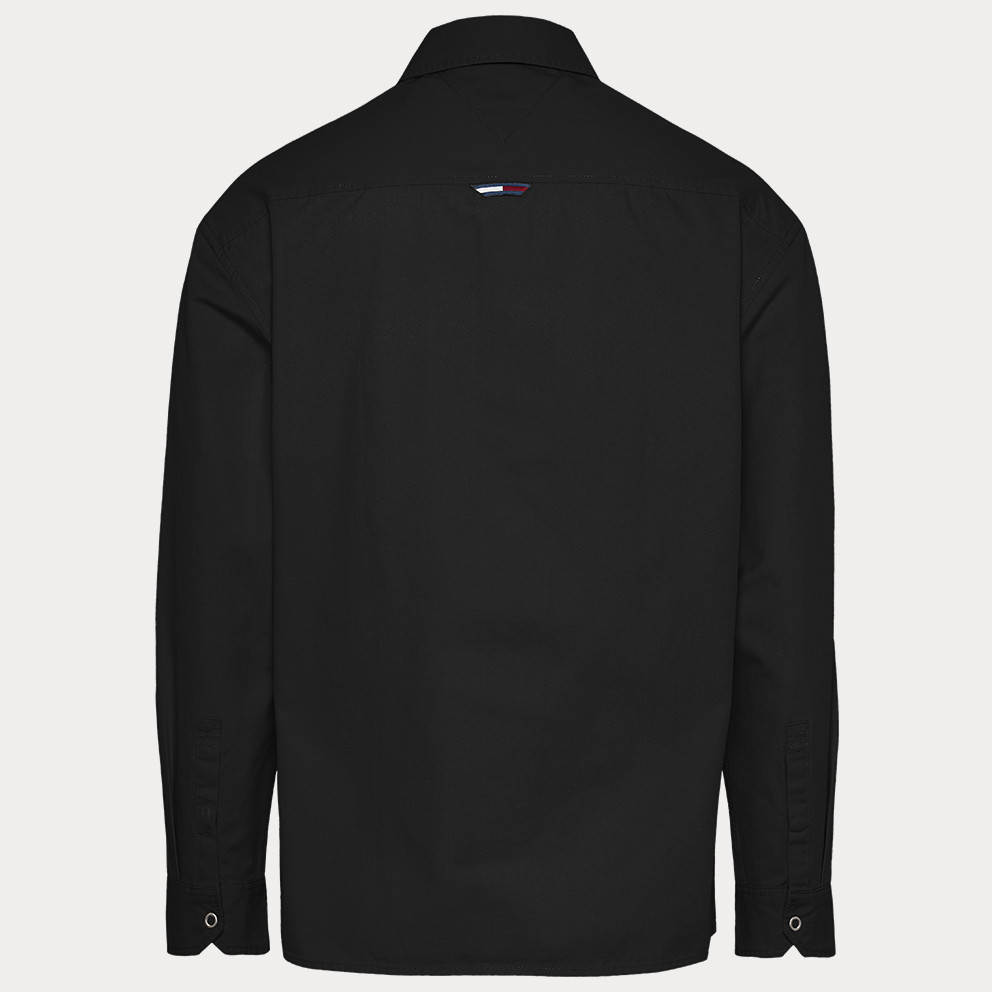 Tommy Jeans Soft Solid Regular Fit Ανδρικό Πουκάμισο