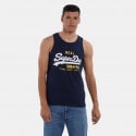 Superdry Ovin Vintage Vl Classic Vest Ανδρικό Αμάνικο T-shirt