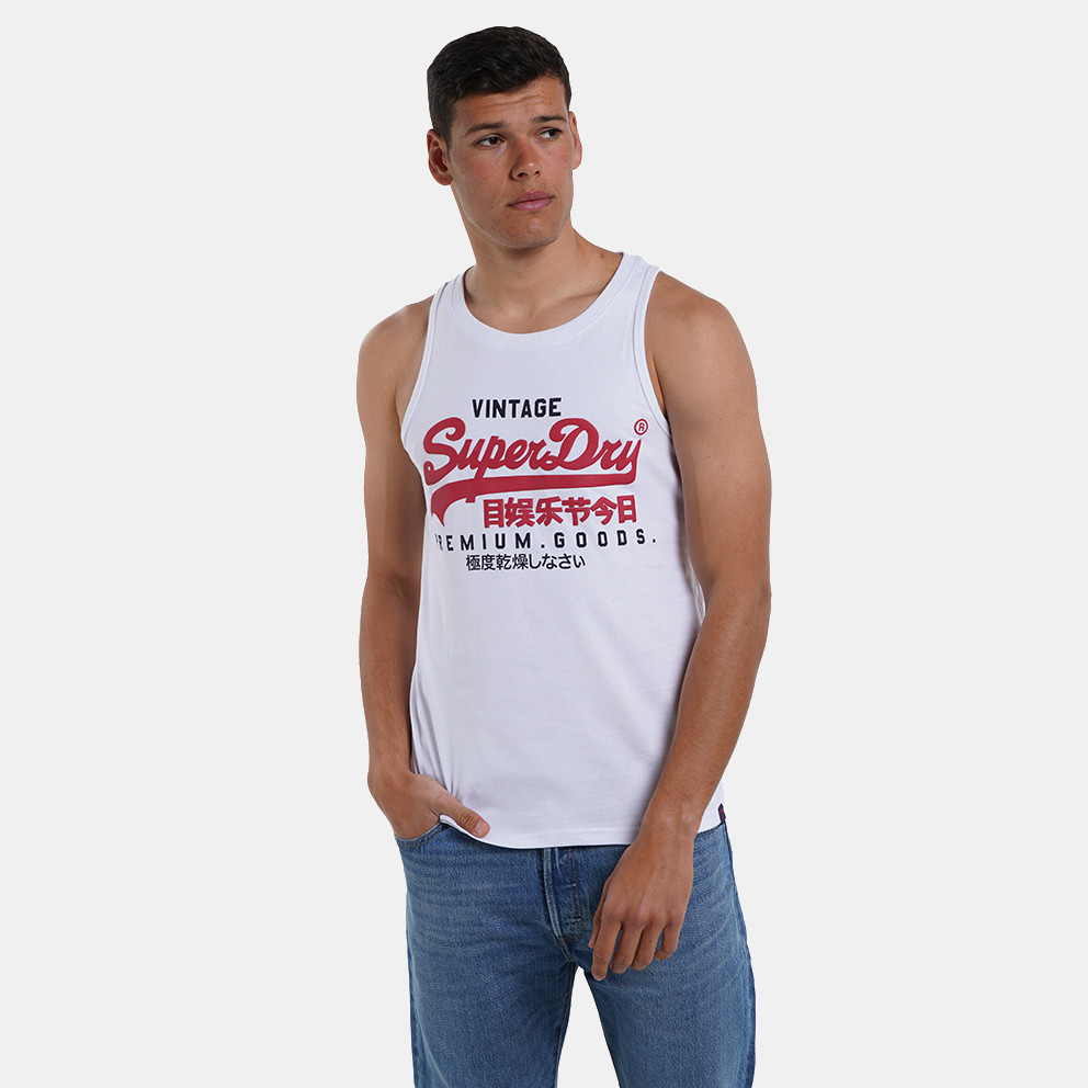 Superdry Ovin Vintage Vl Classic Vest Ανδρικό Αμάνικο T-shirt (9000103801_30745)