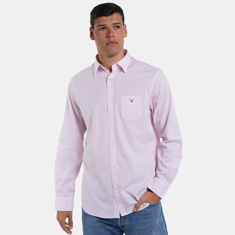 GANT Reg Broadcloth Banker Ανδρικό Πουκάμισο