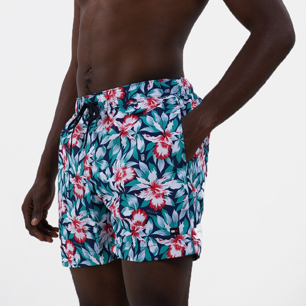 Tommy Jeans Medium Drawstring-Print Men's Swim Shorts