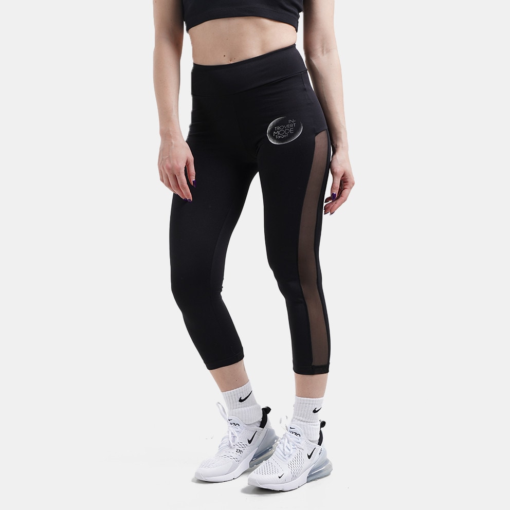 Target Legging 7/8 Scuba & Sheer Fabric "Raster" Γυναικείο Κολάν 7/8