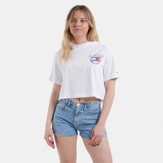 Shirt White DW0DW12845 - Schal TOMMY HILFIGER Th Fresh AW0AW11006 0JV - Tommy  Jeans Women's T - YBR