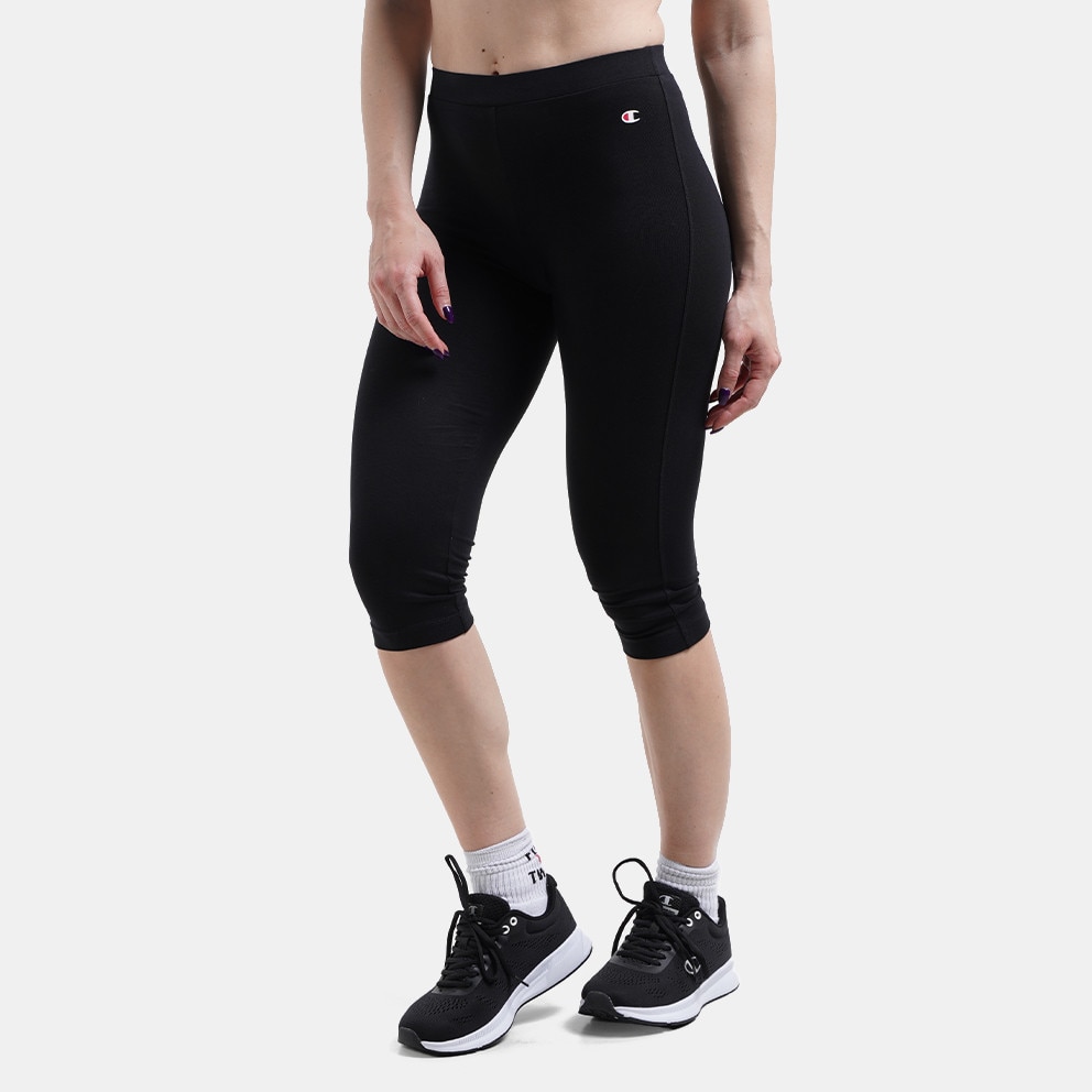 KK001 - Valentino elasticated-waistband knee-length shorts - Champion 3/4  Woman's Leggings Black 114904