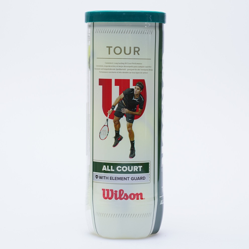 Wilson Tour All Court Μπαλάκια Τένις x3