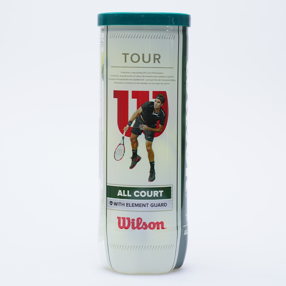 Wilson Tour All Court Μπαλάκια Τένις x3 (9000108534_2005)