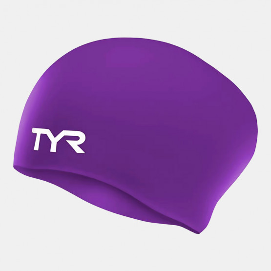 TYR Long Hair Silcon Swimming Cap