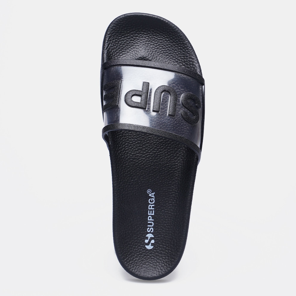 Superga velvet shop slides