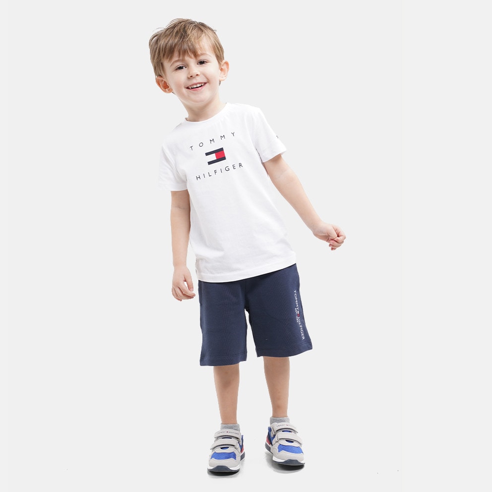 Tommy Jeans Essential Infants' Shorts Blue KB0KB07116 - Tommy Hilfiger  Foret peacoat - C87INF