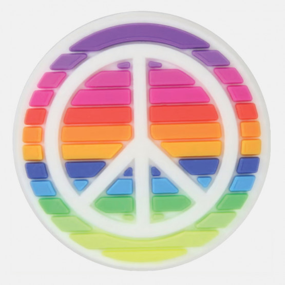 Crocs Jibbitz Charms Rainbow Peace Sign